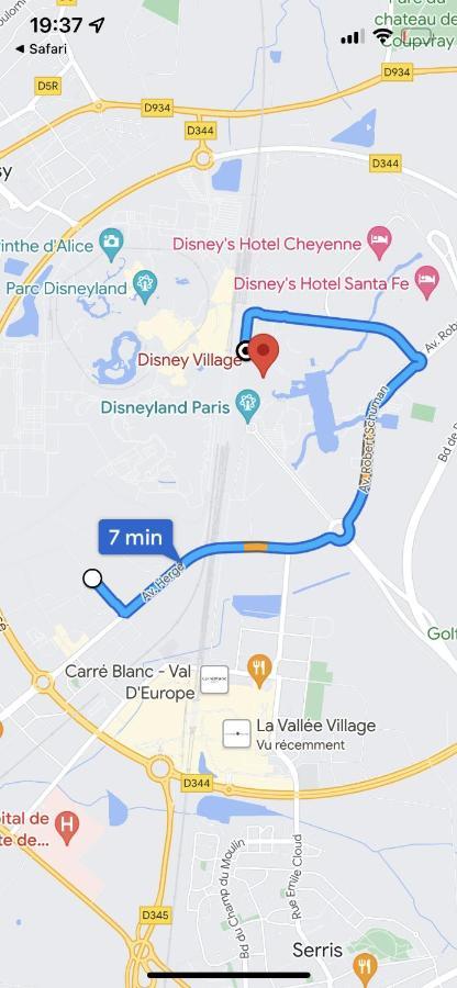 T3 Riviera Apartment Near Disneyland Paris Chessy  Dış mekan fotoğraf